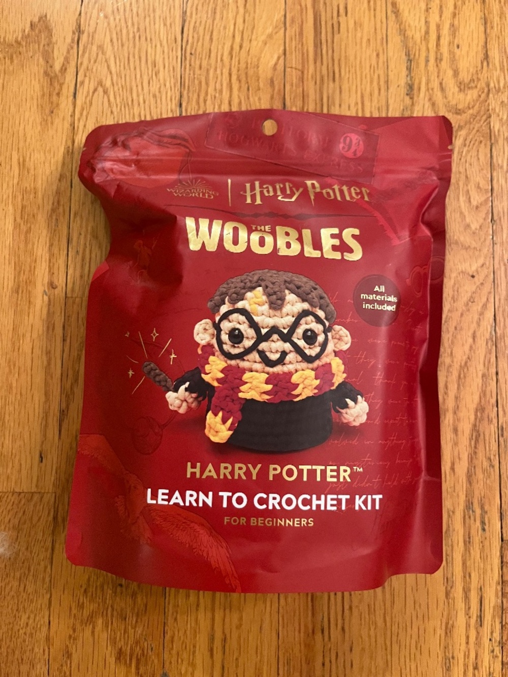 NIB The Woobles Harry Potter Learn To Crochet Kit For Beginners
